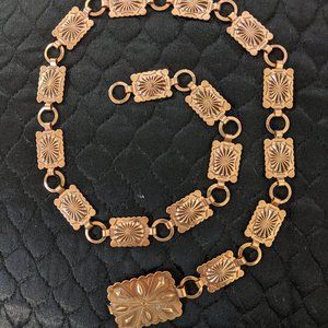 Copper color metal belt - small